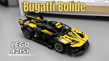 LEGO Technic 42151 Bugatti Bolide Race Car - Speed Build & Review