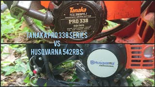 Husqvarna 542rbs & Tanaka Pro 338 Series BackPack Grass Cutter (Tanaka Japan   Husqvarna Sweden)