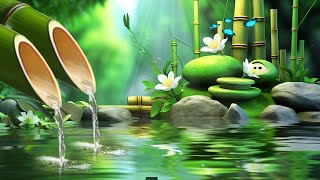 Relaxing Piano Music for Sleep, Study Music, Natural Sound heal the Mind, Water Sound, Bird Sound