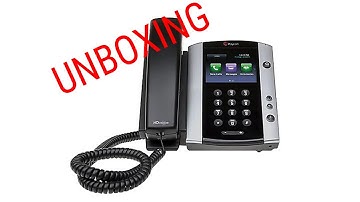 Unboxing Poly VVX 501 VoIP Phone - Part: 2200-48500-025