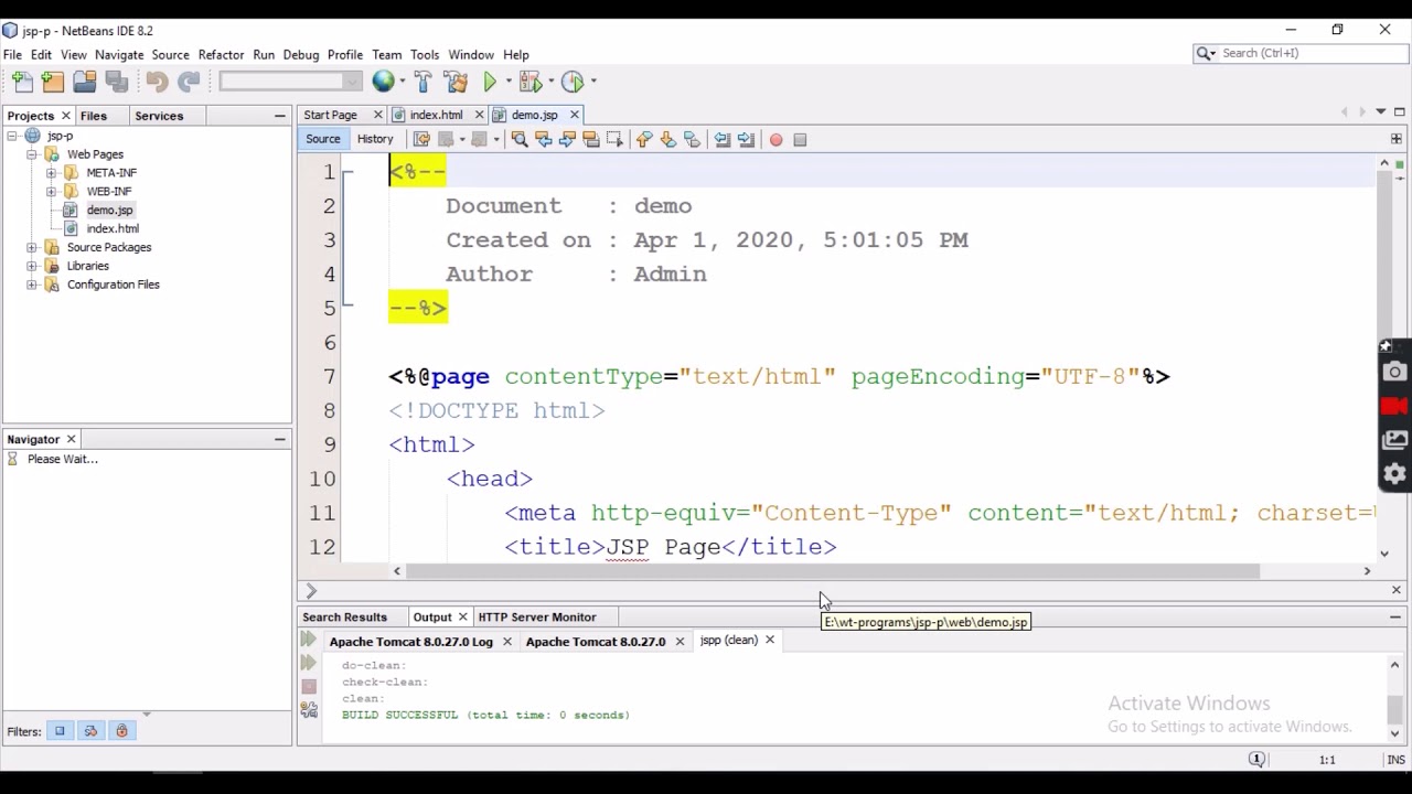How To Write And Execute Simple JSP Program YouTube