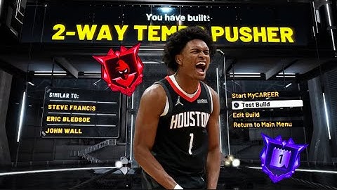*NEW* Rarest Build in NBA 2k25!!! The Iconic 2-Way Tempo Pusher Is Back!!!
