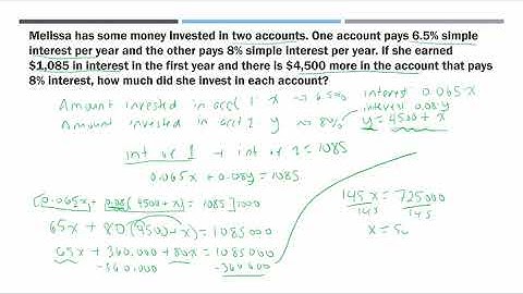 Solving Linear Equations: Interest and Coin Applications