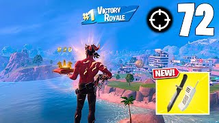 72 Elimination Solo ''Zero Build'' Gameplay Wins w\/ Dominion Skin (NEW! Fortnite Chapter 6 PC)