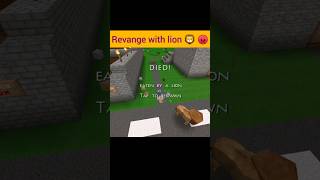 revange with lion 🦁 in mini block craft Survival | #miniblockcraft3d @kbcraft44 screenshot 1