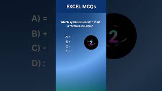 Top Excel MCQs for Competitive Exams Part 1 | Crack Interviews Fast! 🔥 #Shorts