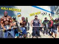 WHAT CAN THE WORLDS BIGGEST ARMS STRICT CURL?(PEOPLE WATCHING) - BIG BOY+KALI MUSCLE+BRADLEY MARTYN