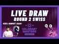 Sliggy Reacts to the MASTERS SANTIAGO Swiss Stage ROUND 2 LIVE DRAW