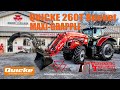 Quicke 260T Bucket with Maxi Grapple on Massey Ferguson 7724S DynaVT with FL.5033 Loader