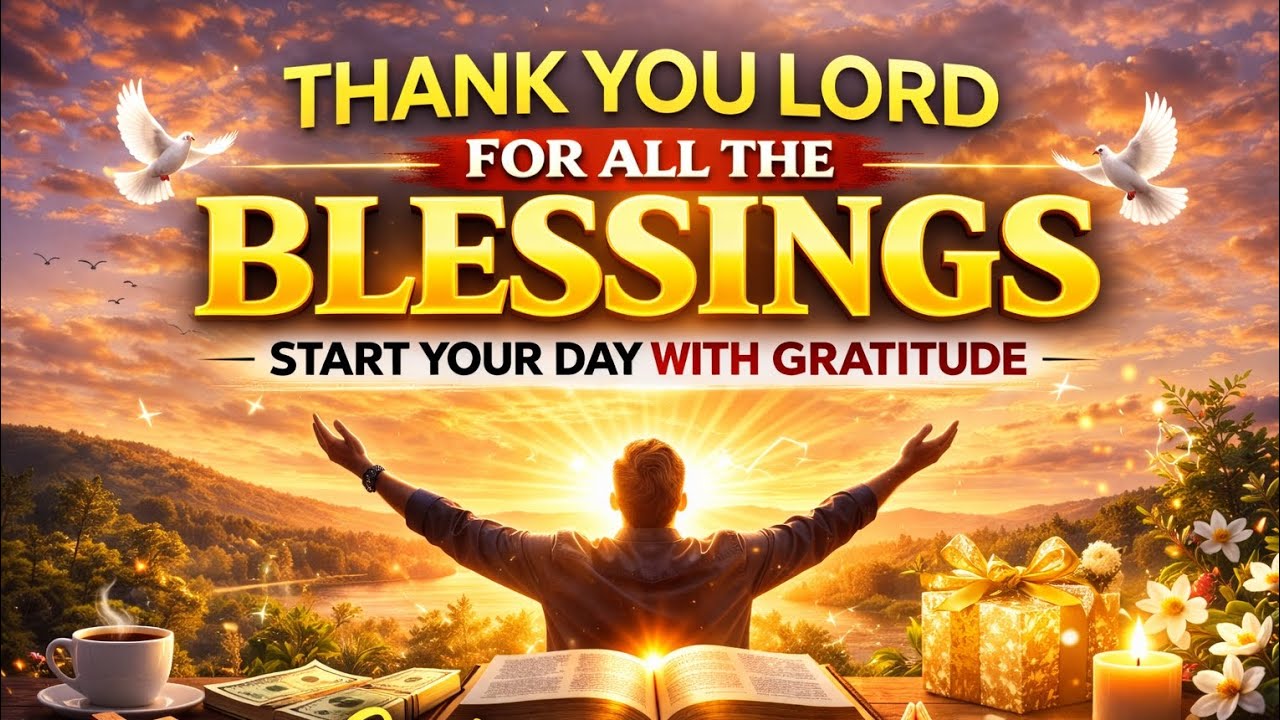 Thank You Lord For All Your Blessings | Start Your Day With God 