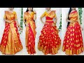 Banarasi Silk Saree Draping in 5 Styles/Saree Wearing Styles to look elegant/Silk saree draping idea