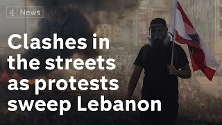 Beirut blast sparks violence and widespread protests in Lebanon