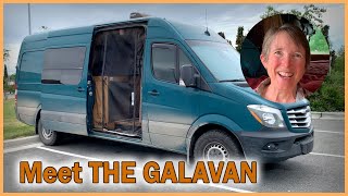 VAN TOUR - SOLO FEMALE VANLIFER EMPOWERS WOMEN TO FOLLOW THEIR DREAMS | Meet Joni and The Galavan