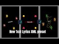 New XML File 2025💥😲 | XML Text | Text Alight Motion Preset Download Free