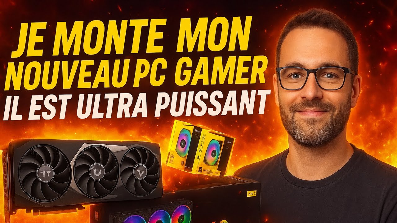 Je monte mon Nouveau PC Gamer avec une RTX 5090 et un Ryzen 9 9900X3D , tuto montage pc 