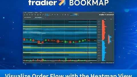 Verbind ritmische gegevens met Tradier-Bookmap