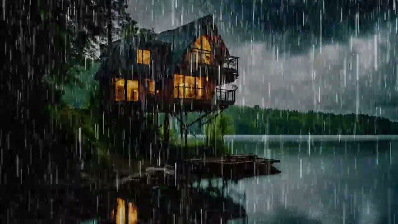 Music To Calm The Mind And Reduce Stress With Rain Sounds - Emotional And Physical Healing