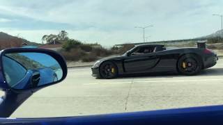 Following a Rare 2005 Porsche Carrera GT in a McLaren 720S!