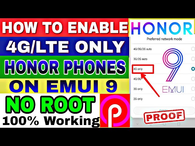 How To Enable 4g Only Lte Only On Honor 8x Honor 8x à¤® à¤• à¤µà¤² 4g Lte à¤• à¤¸ à¤•à¤° Golectures Online Lectures