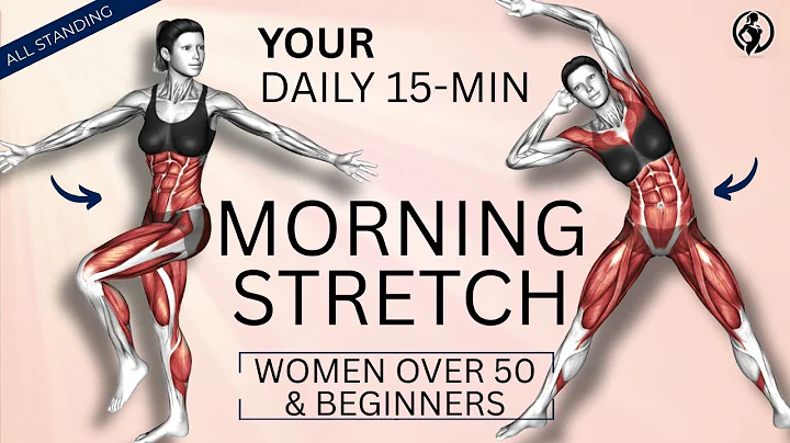 YOUR15-MIN Daily Morning Standing Stretches (Women over 50 & Beginners)