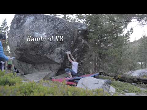 Beta Video for climb Rainbird v8, Lake Tahoe