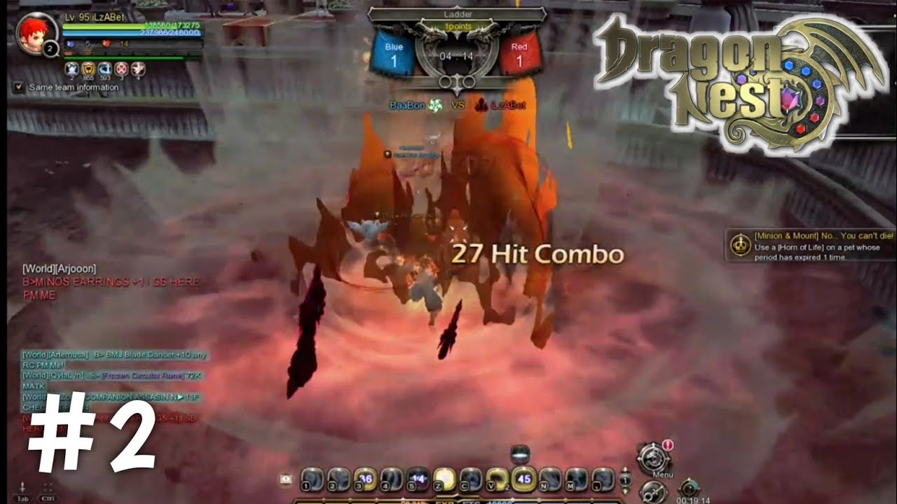 Just A Moment Dark Avenger PVP 1v1 Part 3 - PVP Big bang | Dragon Nest SEA