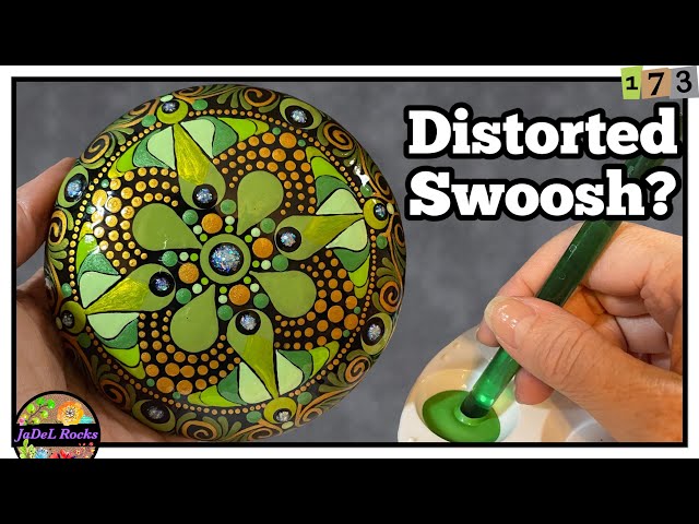 How To Paint A Full Mandala With A Unique Swoosh! 
