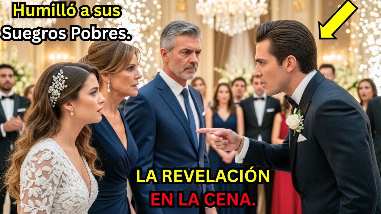 Humilló A Sus Suegros Pobres. La Noche Que Un Magnate Fue Destruido Por La Madre De Su Novia.