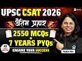 UPSC CSAT 2026 Mock Test Series: Practice Plan for the Last 40 Days