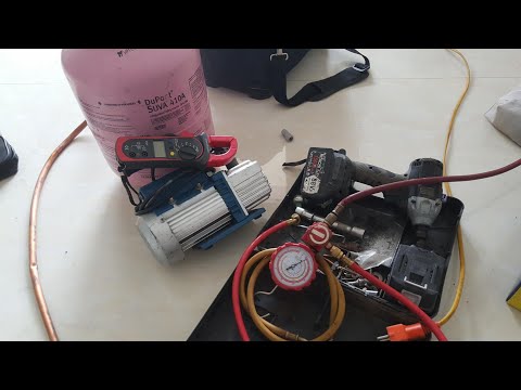 Hướng Dẫn Cách Hút Chân Không Và Nạp Ga 410 Cho Điều Hòa 12000 BTU