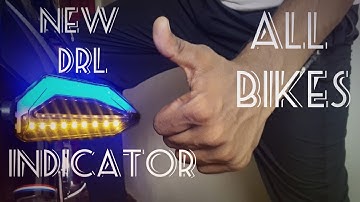 DRL indicators for all bike || How to install DRL indicators || DRL indicators installation