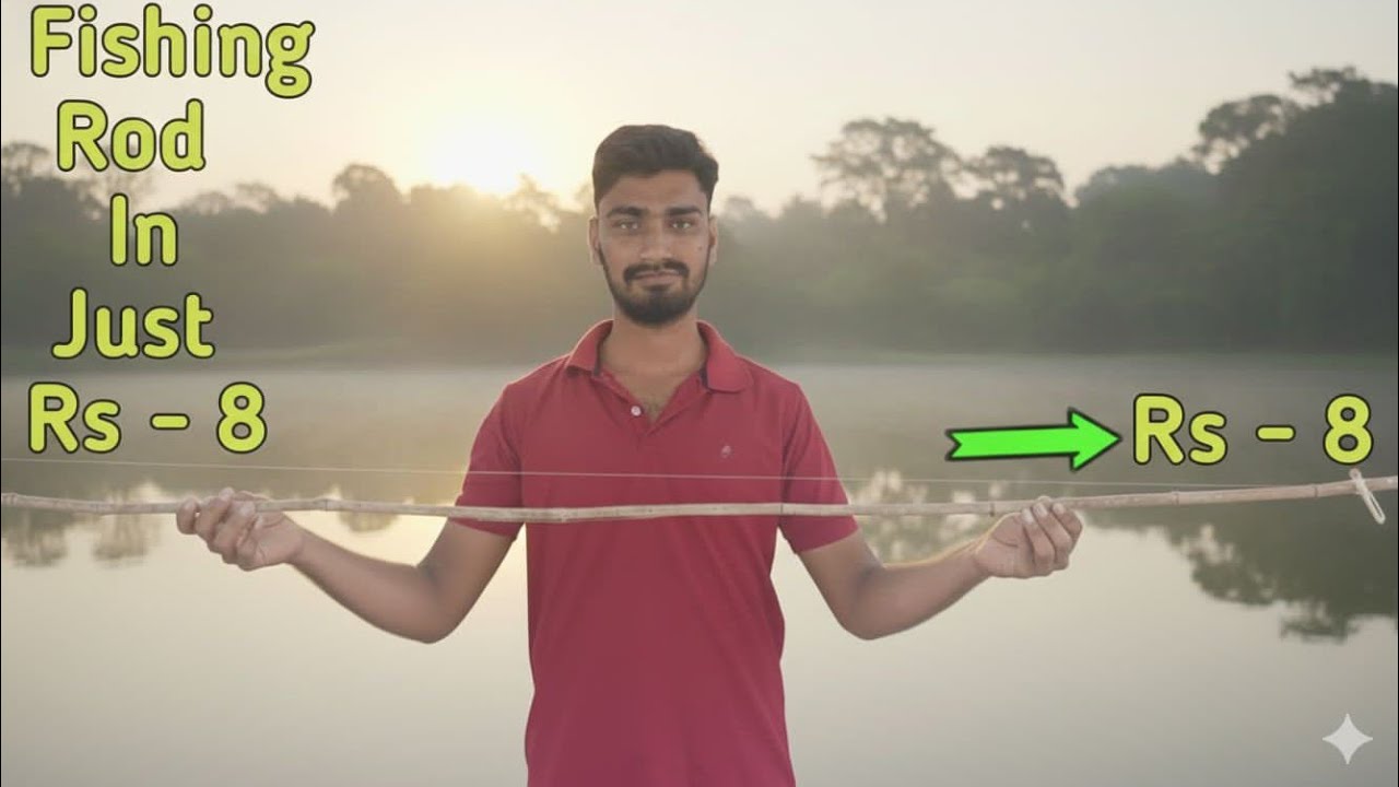 How to make simple fishing rod at home | fishing rod - YouTube