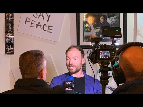Olivier Salvas Artiste - Disco Nap Pro-Peace Art Exhibition Interview with OutlookTV