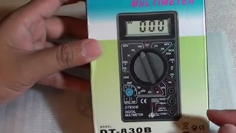 Unboxing Multimeter DT-830B (What