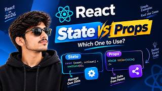 React State vs Props 🔥 The Difference Every Beginner Must Know