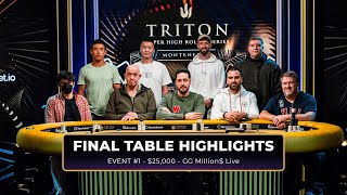 FINAL TABLE Highlights - Event #1 $25k NLH | Triton Poker Series Montenegro 2024 screenshot 3