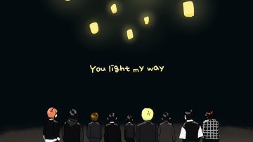 Lyrics Illustration 🌻 | CRAVITY (크래비티) - Light The Way ✨