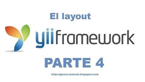 Tutorial Yii Framework parte 4 - El layout