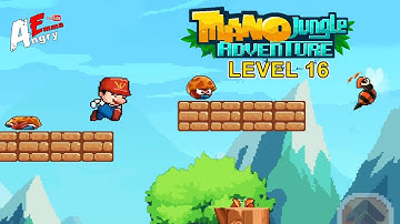 Mano Jungle Adventure - Level 16 / Gameplay Walkthrough (Android, iOS)
