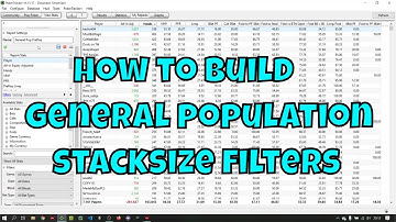 PT4 stacksize filtering Spin and go General Population Analysis