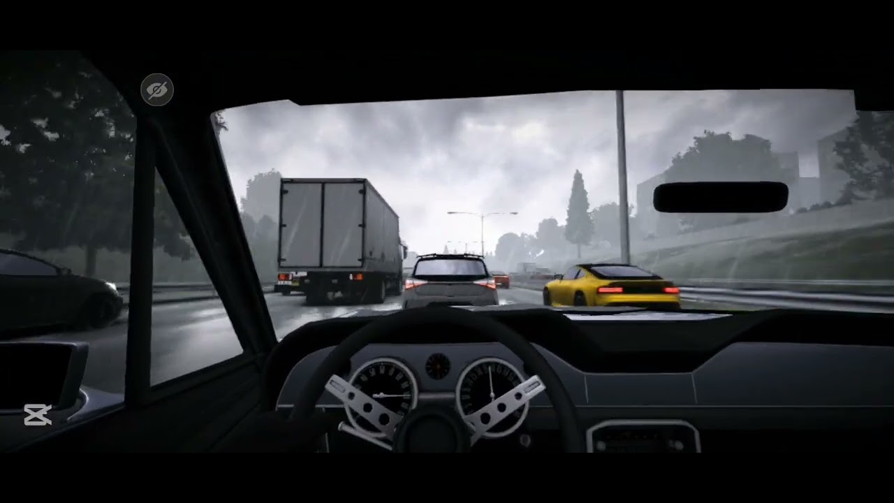   Driving a car in a game (not telling game until you ask)
