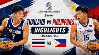 Thailand vs Philippines Highlights 🇹🇭🇵🇭 | Sanya 2026 3x3