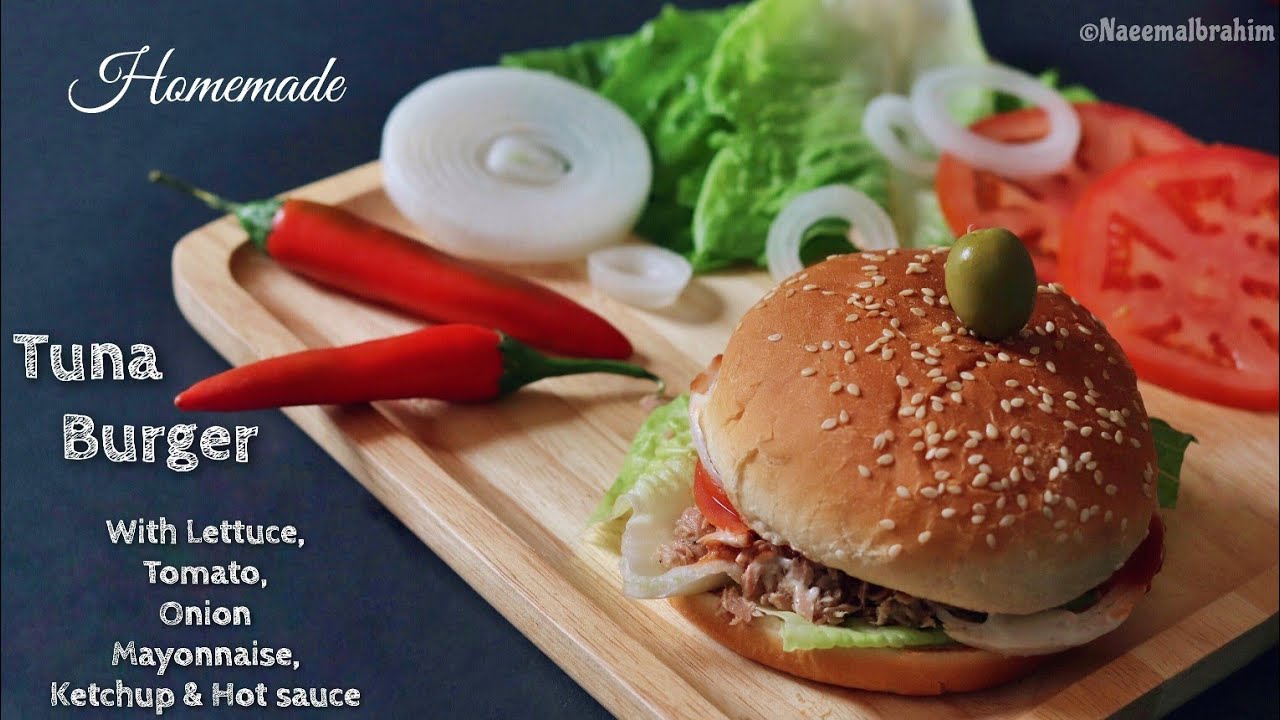 Tuna Burger Yummy Brunch Recipe YouTube