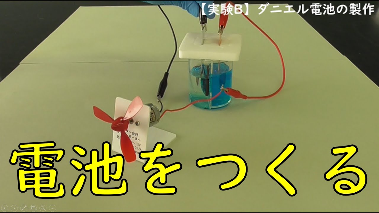 実験】いろいろな電池をつくってみよう （実験A：身近なもので電池を