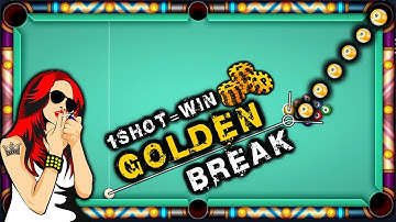 New Golden Break 9 Ball Pool 1 Shot=Win 100% ​☝🏼 8 Ball Pool Low Level Players Shots