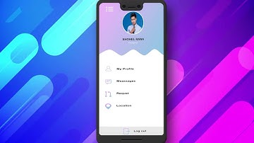 profile screen UI design in adobe photoshop cc tutorial