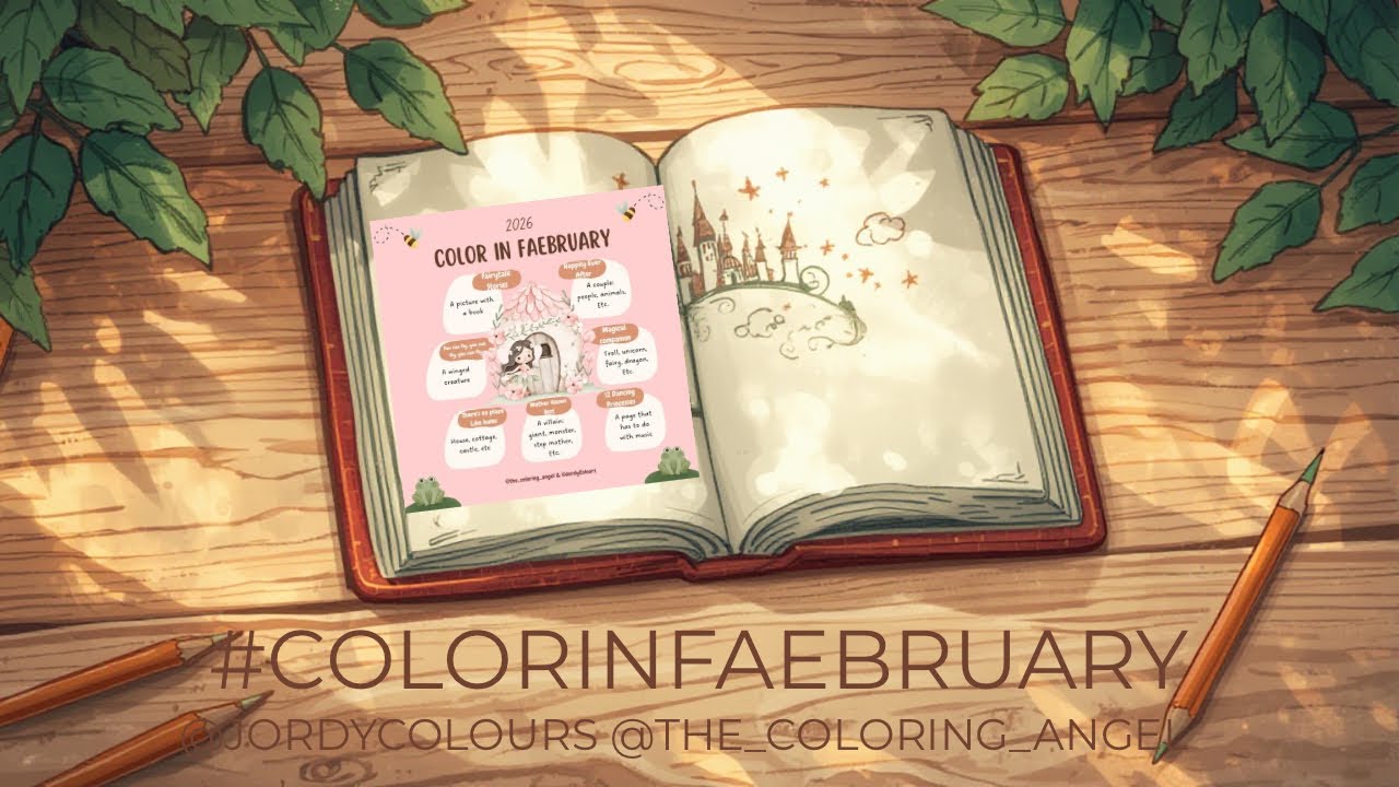 #ColorinFaebruary - Забавный хэштег для февраля от @TheColoringAngel