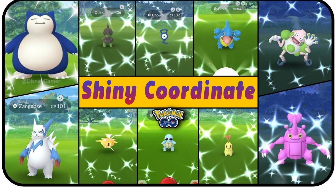 Shiny Pokemon Location, Shiny Pokemon Coordinate