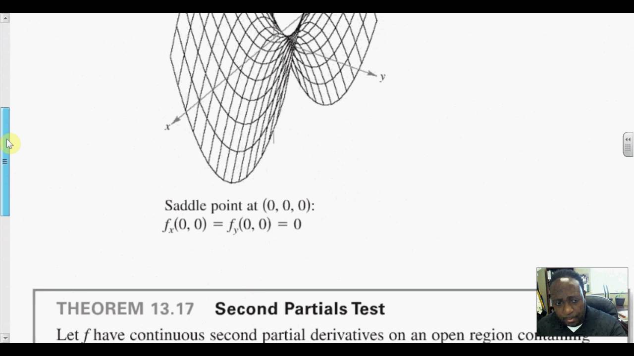 13 8 Extrema of Functions of Two Variables