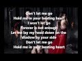 The vampire diaries- Raign-Don't let me go lyrics